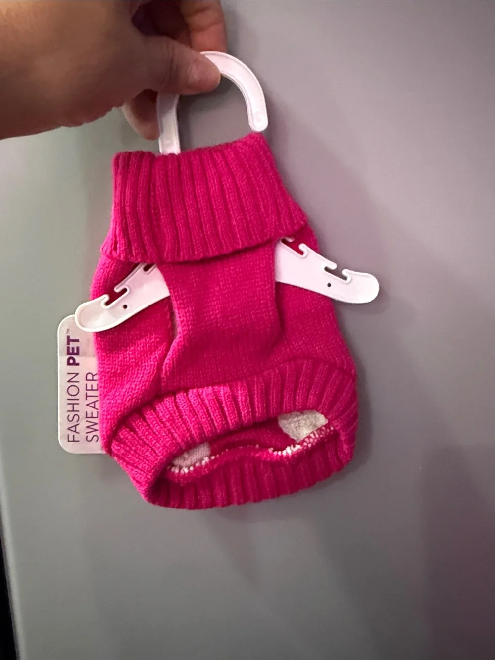 Fashion Pet Fuchsia Unicorn Sequin Dog Sweater